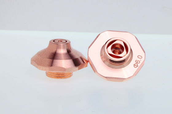 EAU Nozzle Untuk Kepala Pemotong Tumpukan Bagian Pemotong Laser Serat CNC