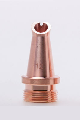Tembaga Super Laser Pengelasan Konsumsi Nozzle Untuk Pengelasan Kepala Pemotongan